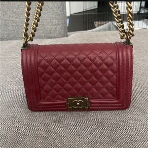 CHANEL QUILTED BOY BAG